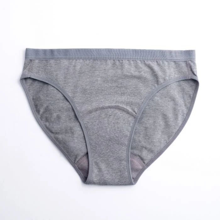 ImseVimse mensentruse bikini XL gråmelert v:2578296 ImseVimse mensentruse bikini XL gråmelert v:2578296